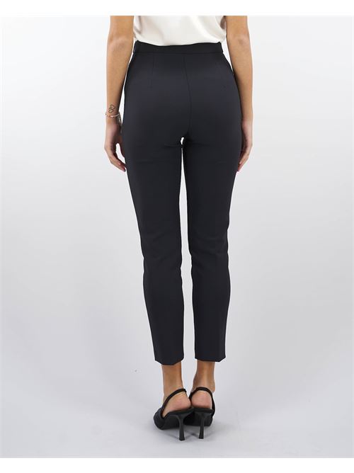 Straight crepe trousers with zip Elisabetta Franchi ELISABETTA FRANCHI | Pants | PA03646E2110